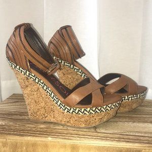 HeartSoul Lilliana Platform Wedge w/Ankle Strap